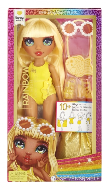 Rainbow High modepop Swim Style Sunny Yellow