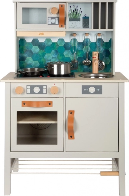 houten kinderkeuken Tasty grijs