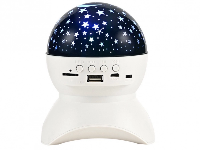 Nacht LED-projector met luidspreker en Bluetooth
