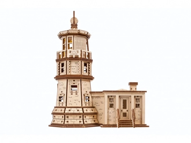 Vuurtoren Split Rock 3D houten mechanische puzzel