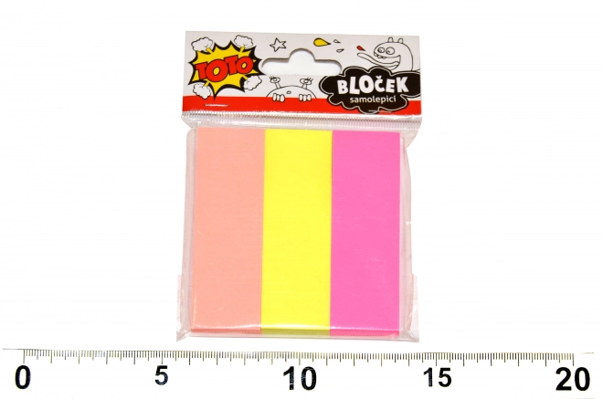 Notitieblok zelfklevend 3 kleuren