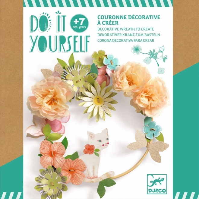Bloemkrans Dalia om te maken - DIY van Djeco
