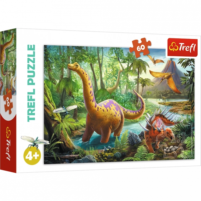 Puzzel Trefl Dinosaurussen 60 st.