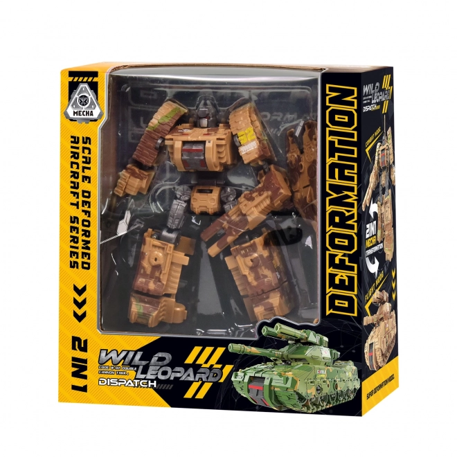 Robotische opvouwbare tank groen