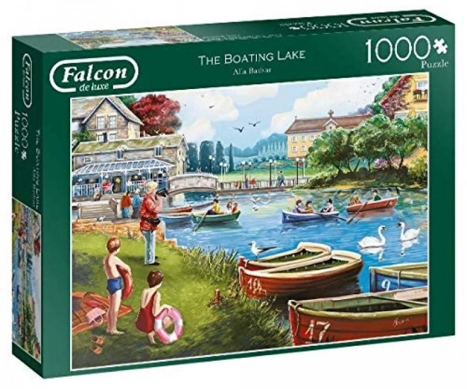 Falcon legpuzzel Bootjes op het meer – 1000 stukjes