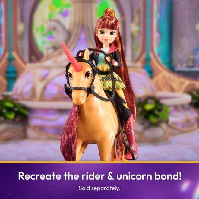 Borstelbare eenhoorn Cinder van Unicorn Academy