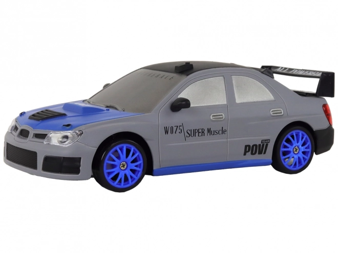 Op afstand bedienbare sportwagen R/C 1:24 verwisselbare wielen – grijs