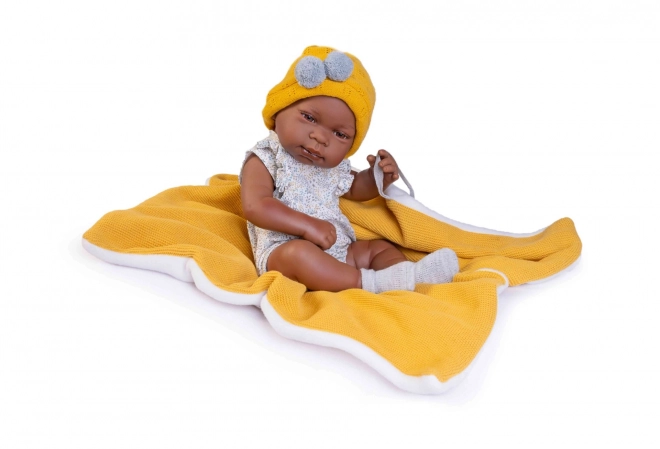 Antonio Juan 50287 MULATO - realistische pop baby met volledig vinyl lichaam - 42 cm