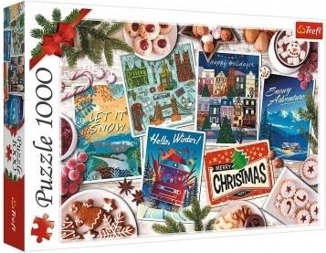 Puzzel 1000 stukjes winterherinneringen