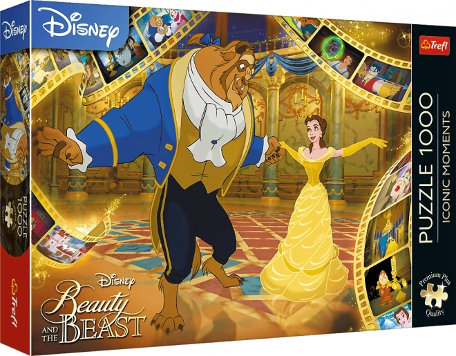 puzzel TREFL Premium Plus iconische momenten: Belle en het Beest 1000 stukjes