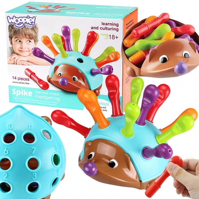 Woopie educatief spel egel sorter Montessori 4-in-1
