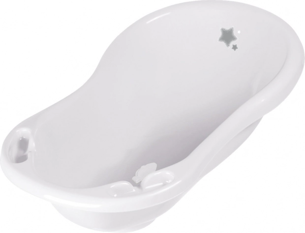 Babybadje 84 cm "Stars" met stop, Kosmisch wit