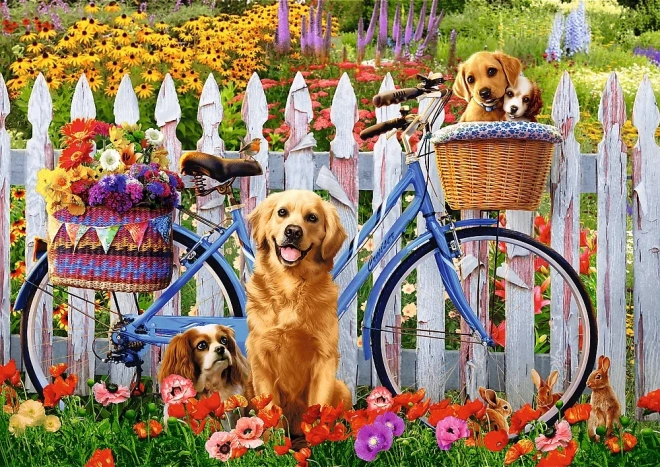 Puzzel 500 stukjes hondenavontuur