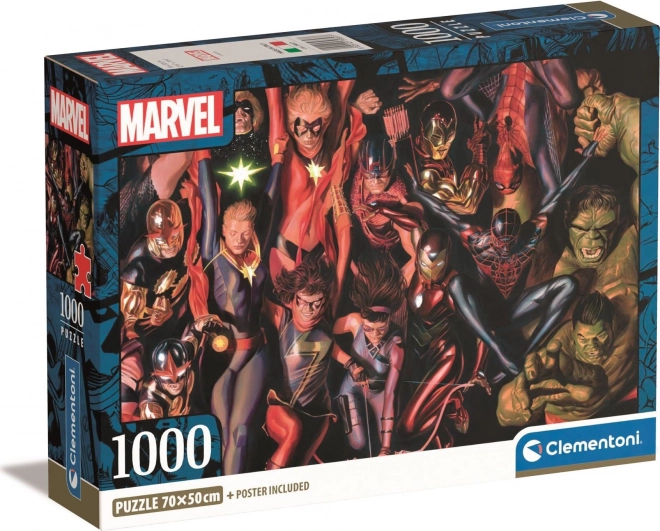 Puzzel 1000 stukken Marvel - compact