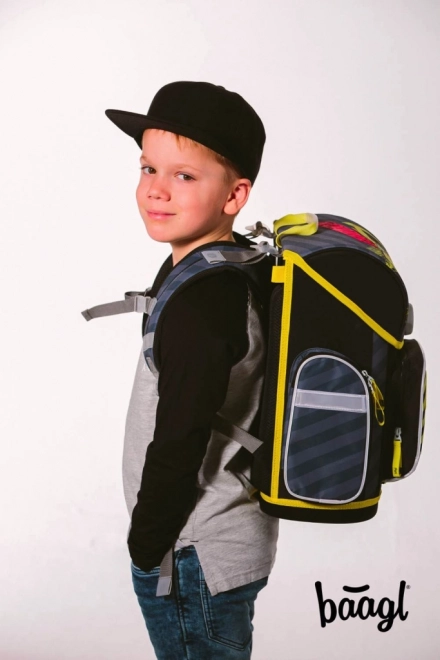 BAAGL SET 3 Ergo Bagr: boekentas, etui, zak