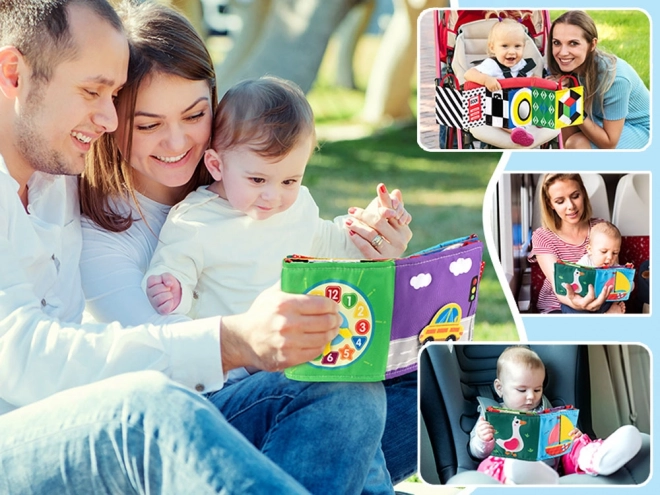 Vouwbare zintuiglijke boekje voor baby's