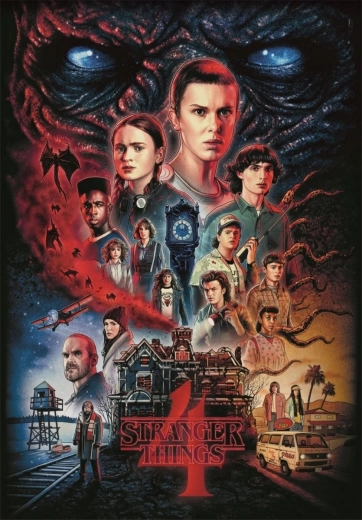 Puzzel Stranger Things 4 van Clementoni, 1000 stukjes