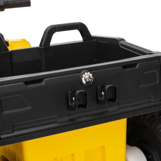 Gele sportieve kinderquad TX ATV