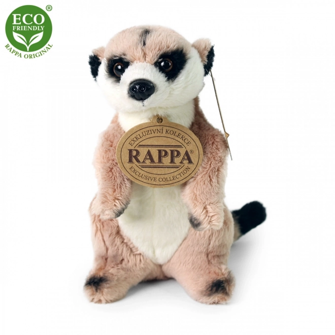 Rappa Pluchen stokstaartje staand 14 cm ECO-VRIENDELIJK