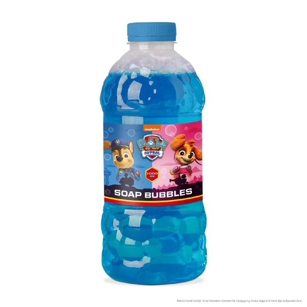 Navulmiddel voor bellenblazer 1 liter met Paw Patrol-motief