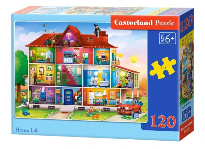 Puzzel 120 stukjes House Life