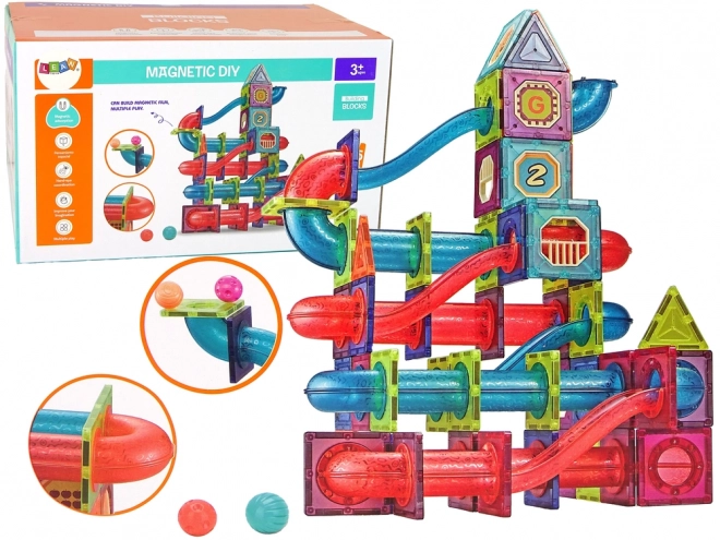 Magnetische bouwblokken voor kinderen LEAW Toys 145 stuks