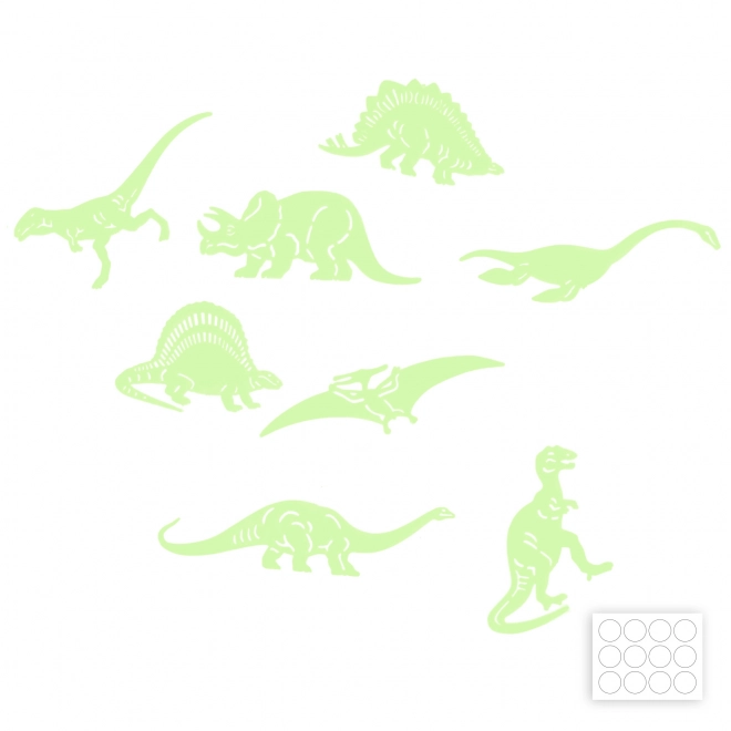 Dinosaurus vormen - licht op in het donker
