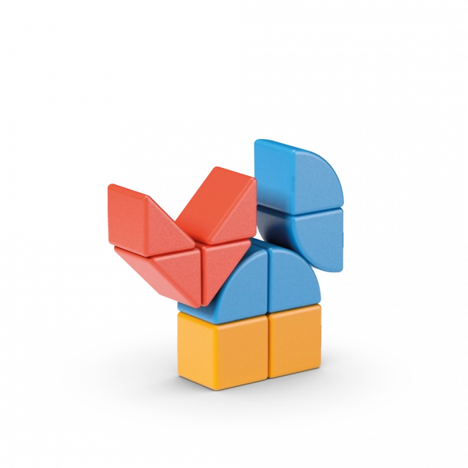 Geomag Magicube Blokken&Kaarten 16 stuks