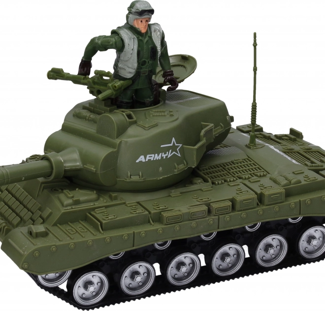 Tank met soldaat 26 cm