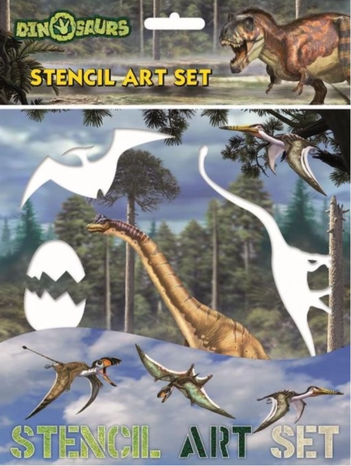 Leuke dinosaurus-sjablonen