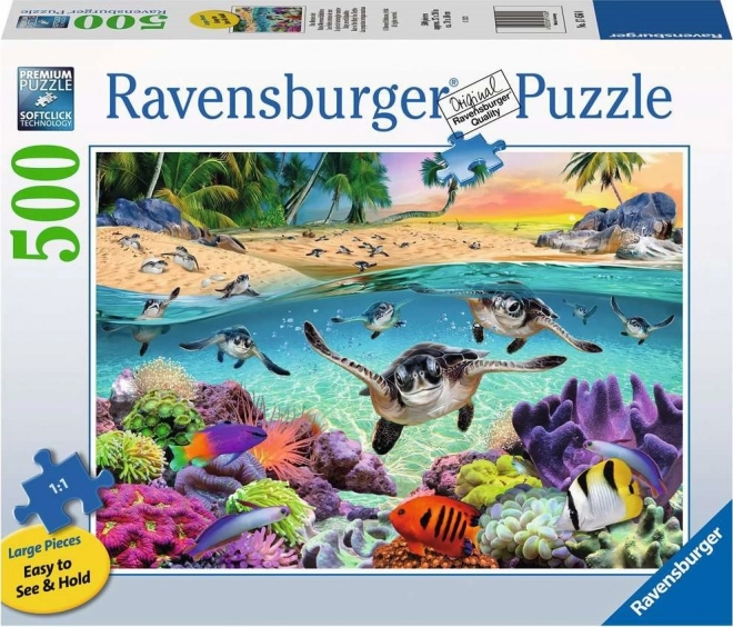 RAVENSBURGER Puzzel Schildpadjes XXL 500 stukken