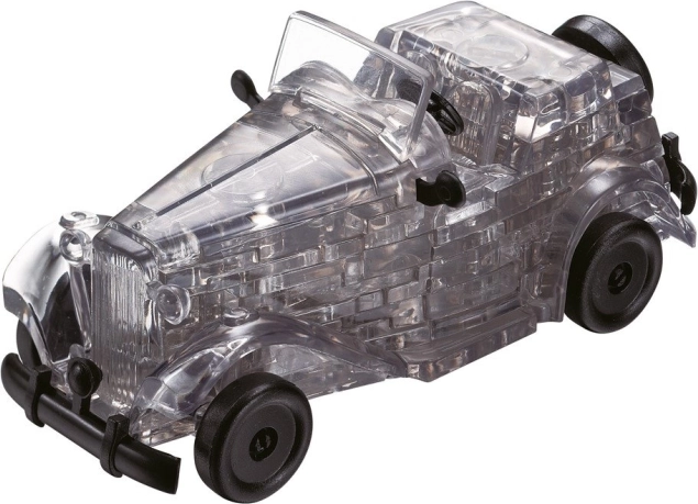 HCM KINZEL 3D crystal puzzle oldtimer, grijs, 53 stukjes