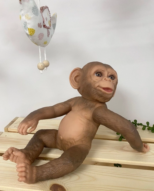 Guca 992 REBORN AAPJE - realistisch baby-aapje met volledig vinyllichaam - 32 cm