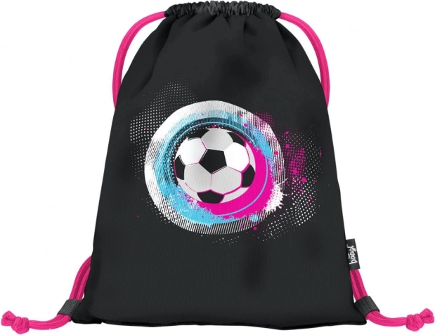 Baagl gymschoenenzak Voetbal roze