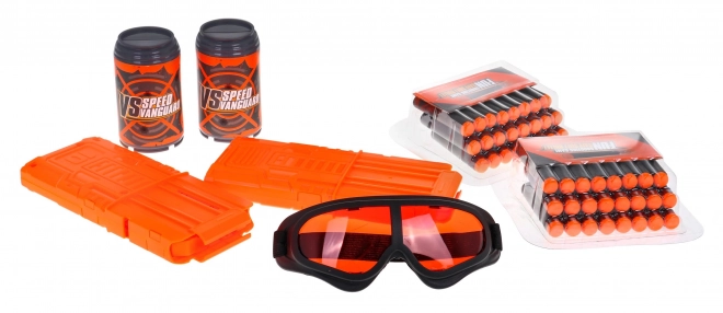 Groot geweer voor kinderen 8+ Accessoires + 48 zachte kogels Speelgoedpistool Snelle pionier