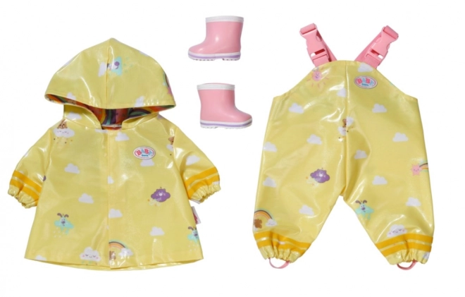 BABY born deluxe regenoutfit voor poppen 43 cm