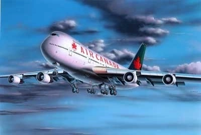 Plastic model van de Boeing 747