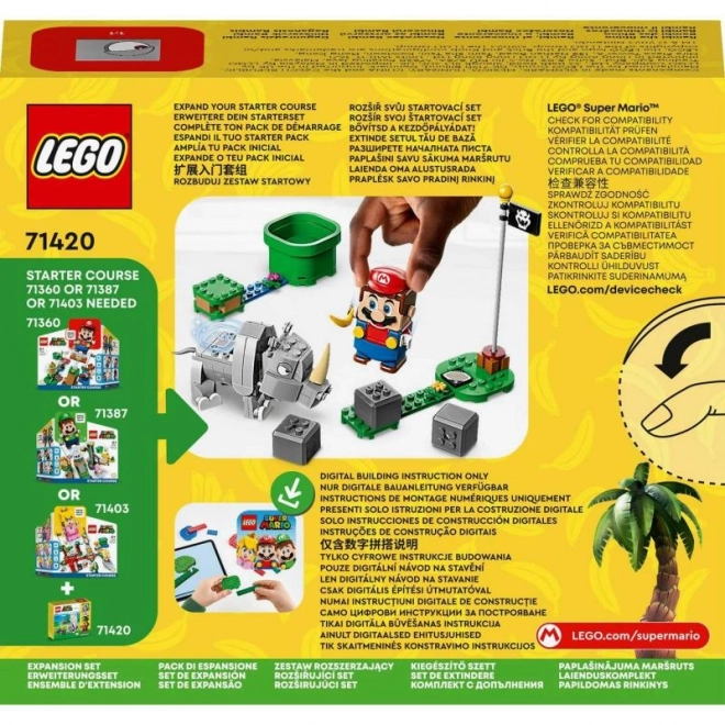 Neushoorn Rambi - Uitbreidingsset LEGO Super Mario