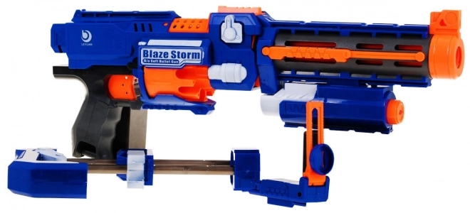 Pistool 2 in 1 voor kinderen 8+ Blaze Storm 20 lange foam kogels + laser vizier + fles