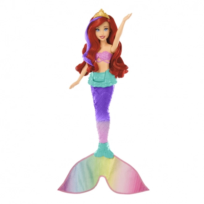MATTEL Disney Princess pop Ariel kleine zeemeermin zwemt, verandert van kleur