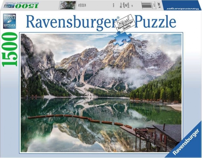 Puzzle RAVENSBURGER Lago di Braies Italië 1500 stukjes