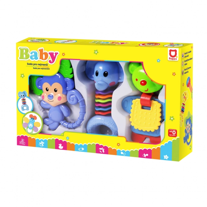Set van 3 rammelaars voor baby's