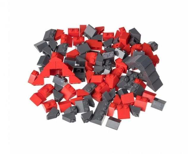 Creatieve set voor daken rood en donkergrijs