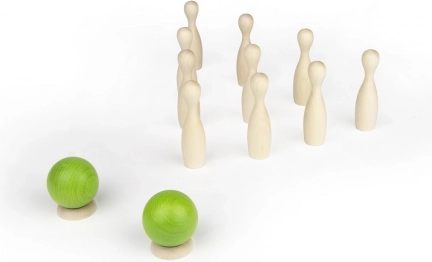 Mini bowling van esdoornhout MILANIWOOD