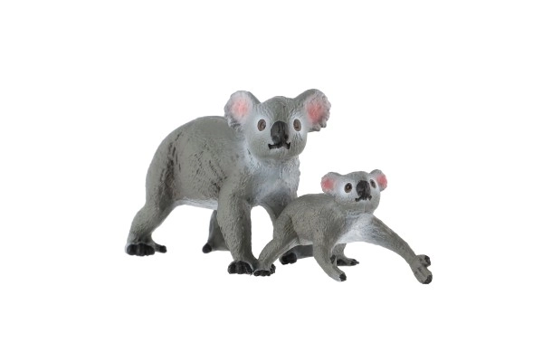 Koala berenachtig 2st vrouwtje met jong zooted plastic 4-6cm in zak