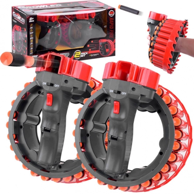 Set van schuimpistolen Growler