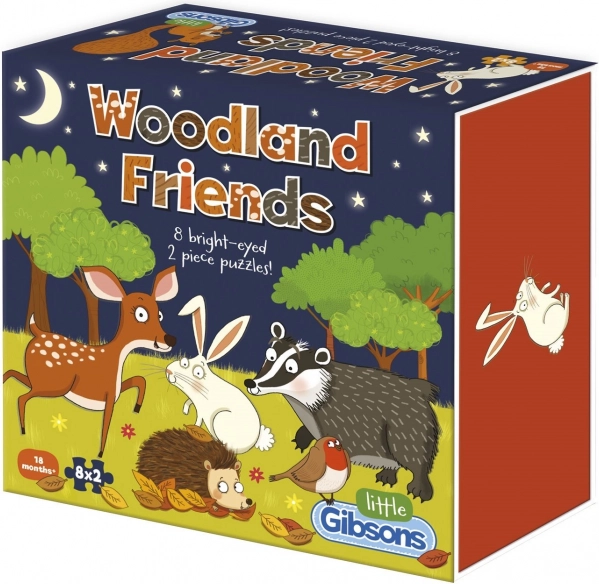 Kinderpuzzel Bosvrienden van Gibsons