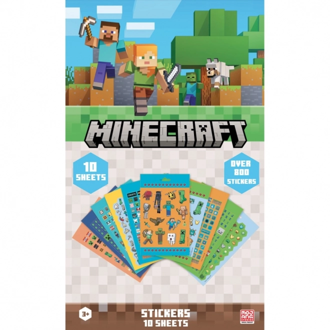 Minecraft stickerset 800 stuks