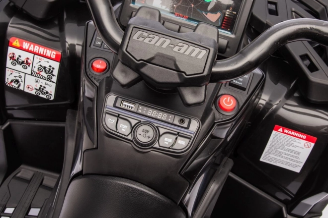 Elektrische kinderquad Can Am Outlander met afstandsbediening zwart