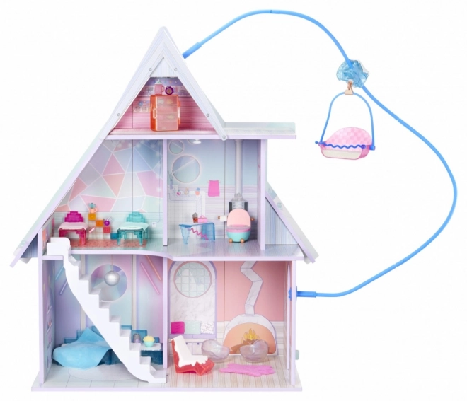 Houten poppenhuis L.O.L. Surprise Winter Cottage